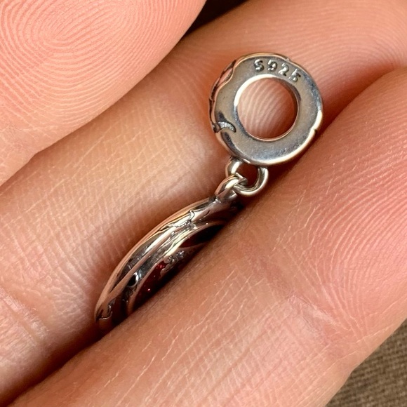 NWOT Stranger Things Glow-in-the-dark Upside Down Dangle Charm Sterling Silver - Picture 10 of 13